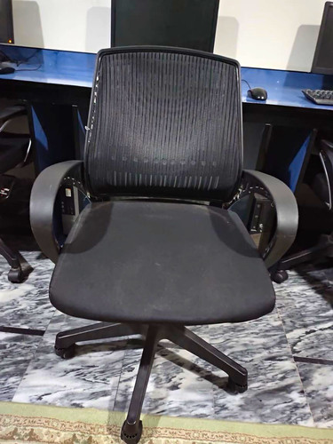 Black task office chair mesh - task,
